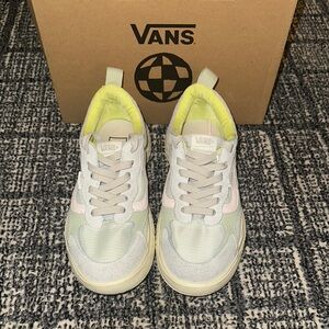 Vans Gray and Yellow Casual Sneakers